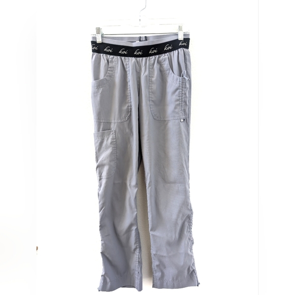 koi Pants - Koi Lite Spirit Elastic Scrub Pants Petite XS Gray